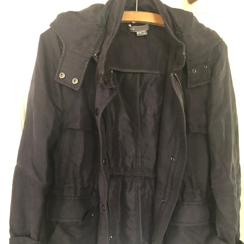 Vince Navy Blue Anorak
